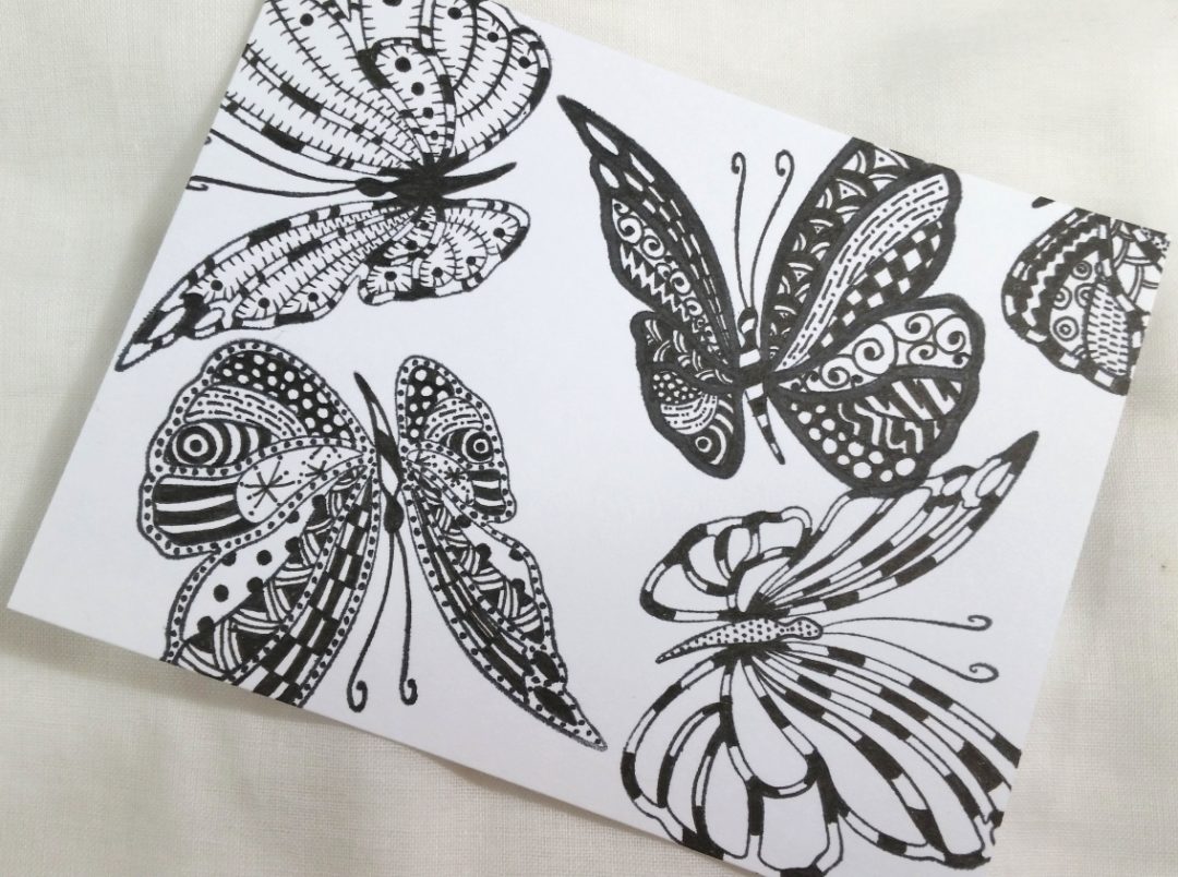 Masculine Butterfly Card for Fathers Day | CraftyPaws